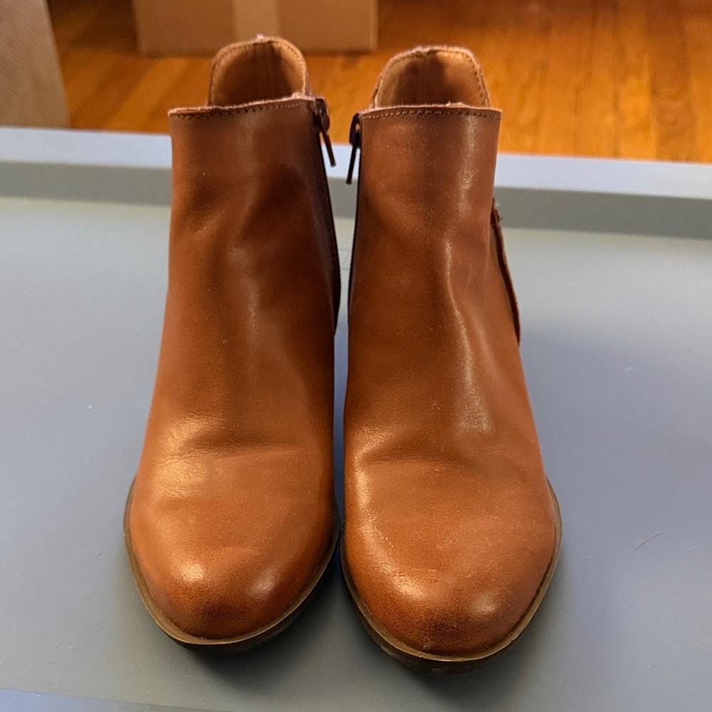 Lucky Brand Brown Ankle Booties